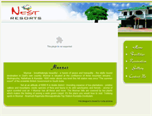Tablet Screenshot of munnarnestresort.com